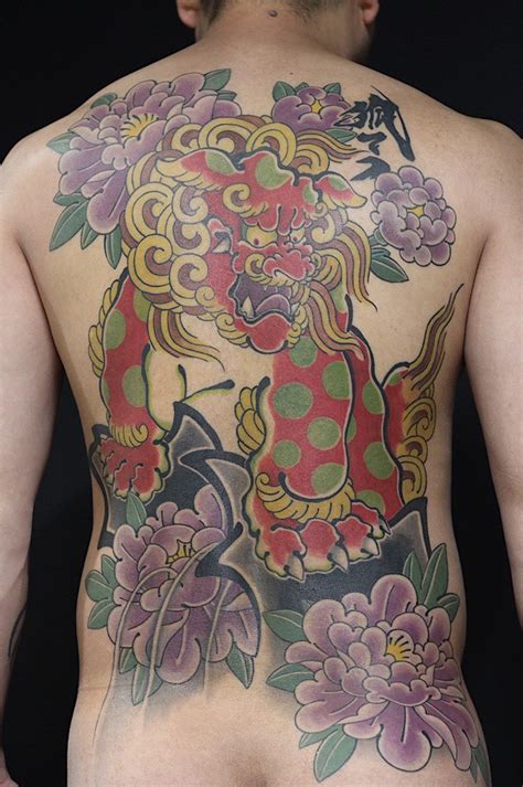 刺青牡丹意味|刺青TATTOO図柄デザイン『唐獅子』『牡丹』の意味